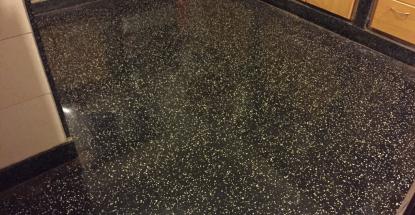 Our terrazzo work at a private residence